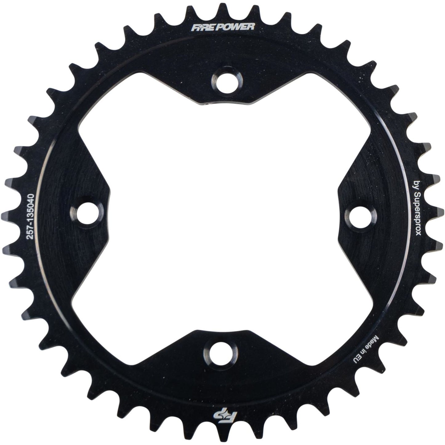 Fire Power Rear Sprocket - Steel - 40T - Black FPS-1350-40-BLK_1707388