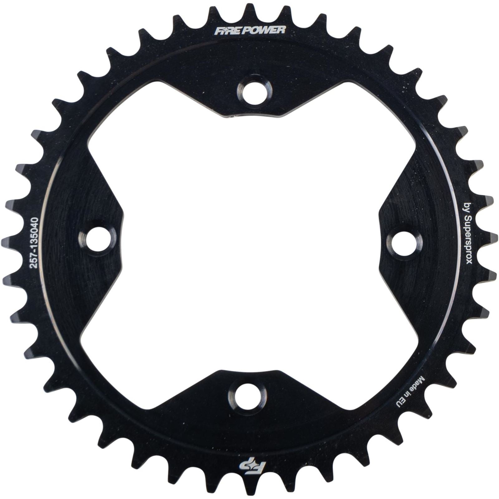 Fire Power Rear Sprocket - Steel - 40T - Black FPS-1350-40-BLK_1707388