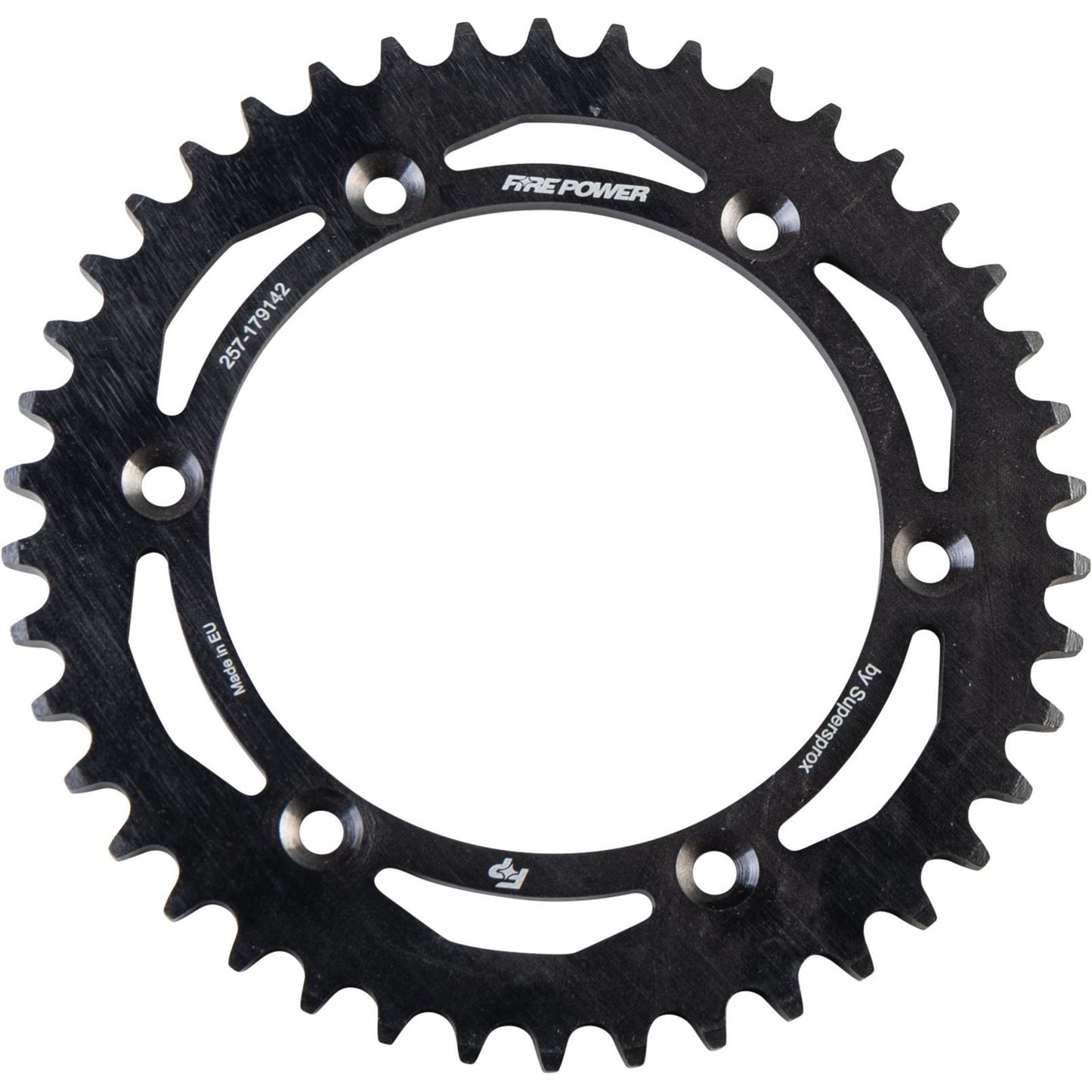 Fire Power Rear Sprocket - Steel - 42T - Black FPS-1791-42-BLK_1707349