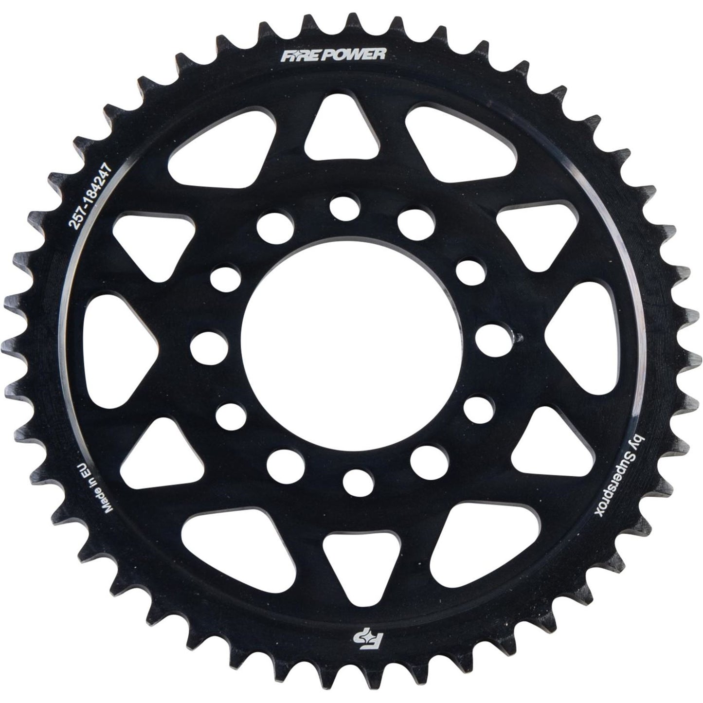 Fire Power Rear Sprocket - Steel - 47T - Black FPS-1842-47- BLK_1706952