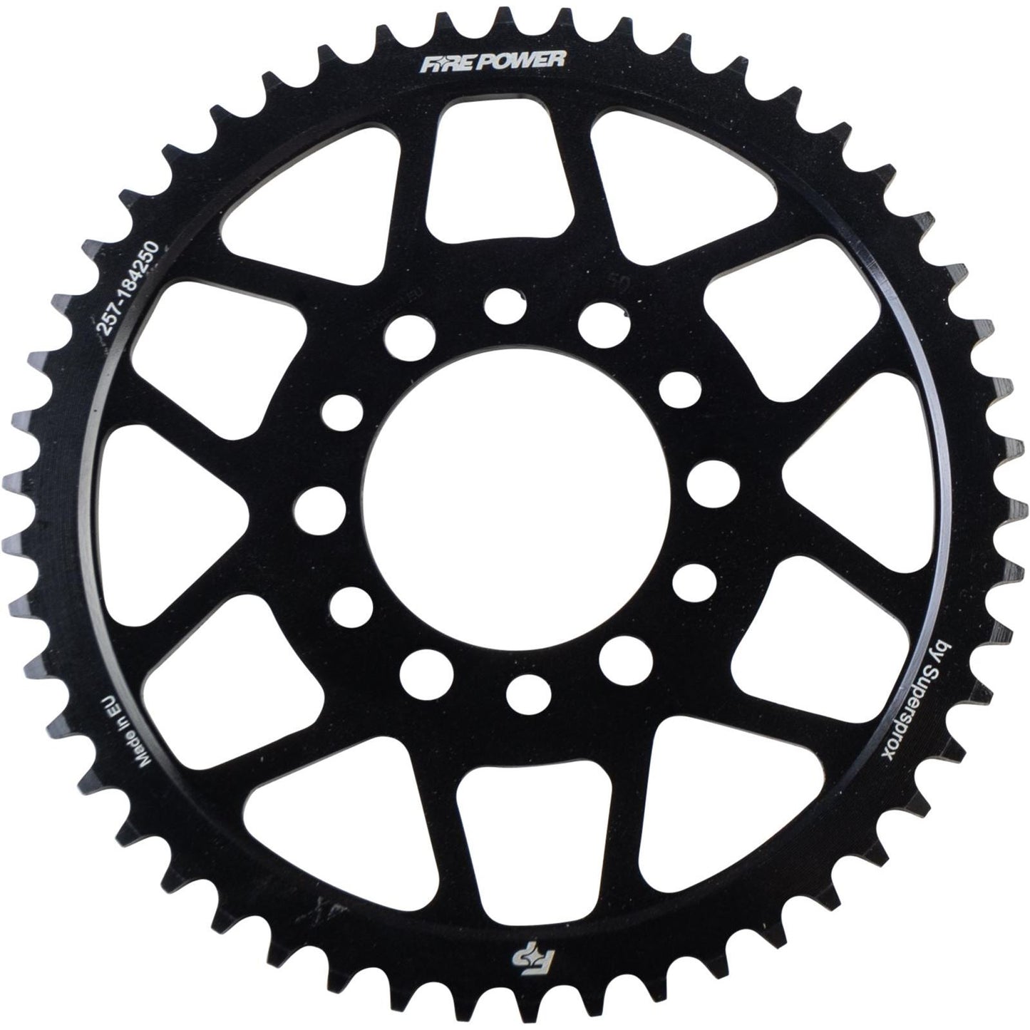 Fire Power Rear Sprocket - Steel - 50T - Black FPS-1842-50- BLK_1710304