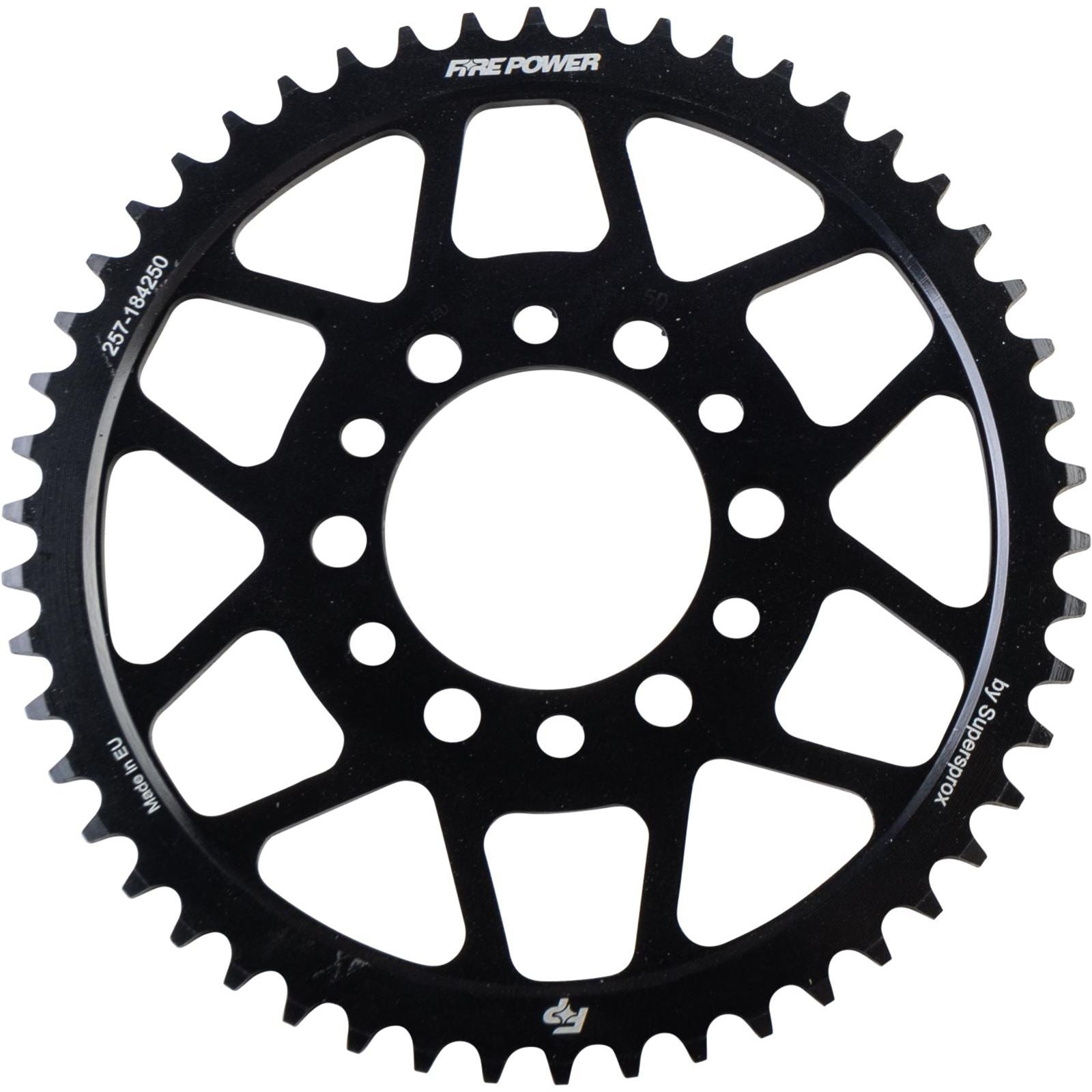 Fire Power Rear Sprocket - Steel - 50T - Black FPS-1842-50- BLK_1710304