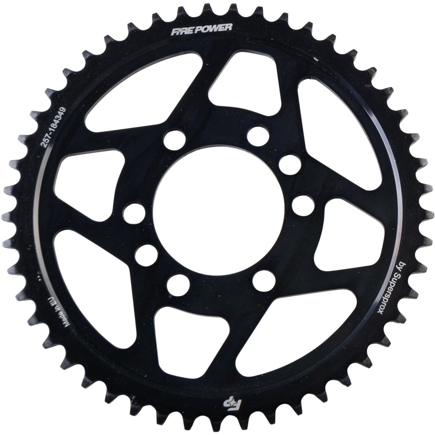 Fire Power Rear Sprocket - Steel - 49T - Black FPS-1843-49-BLK_1707035