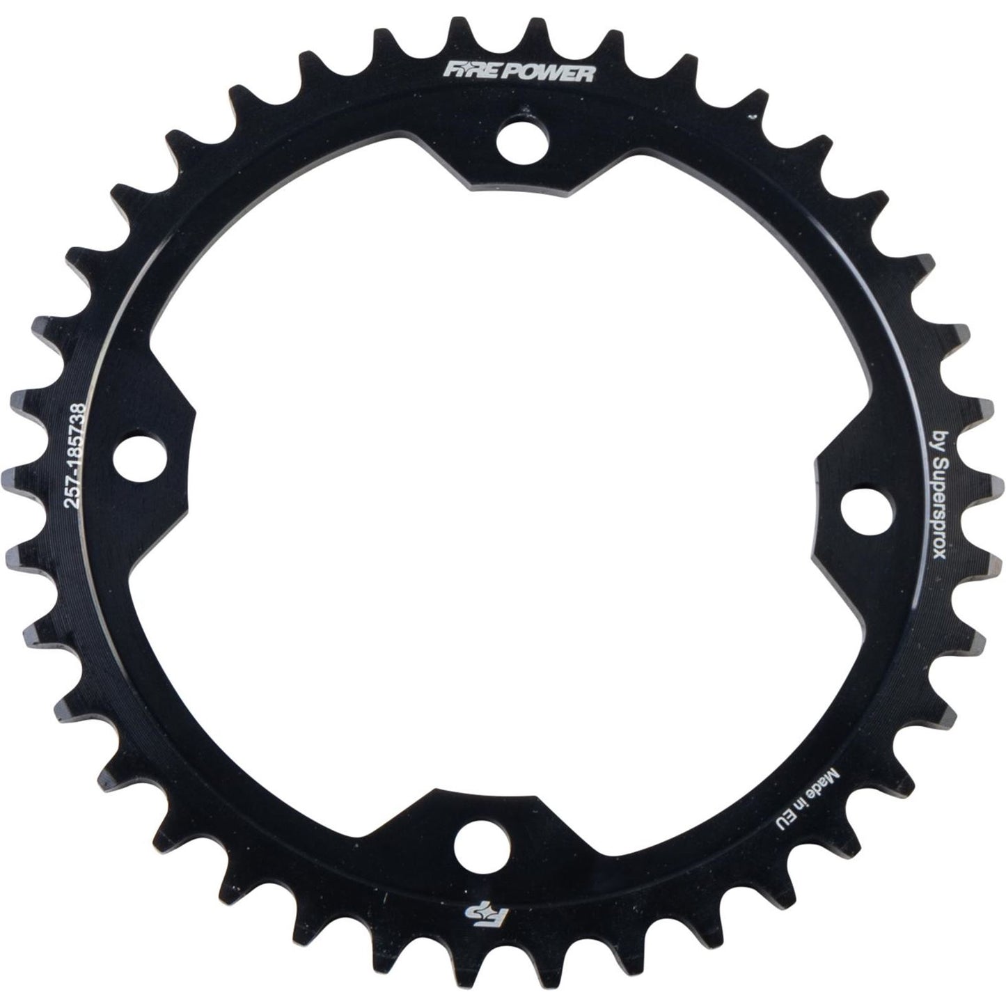 Fire Power Rear Sprocket - Steel - 38T - Black FPS-1857-38-BLK_1706888
