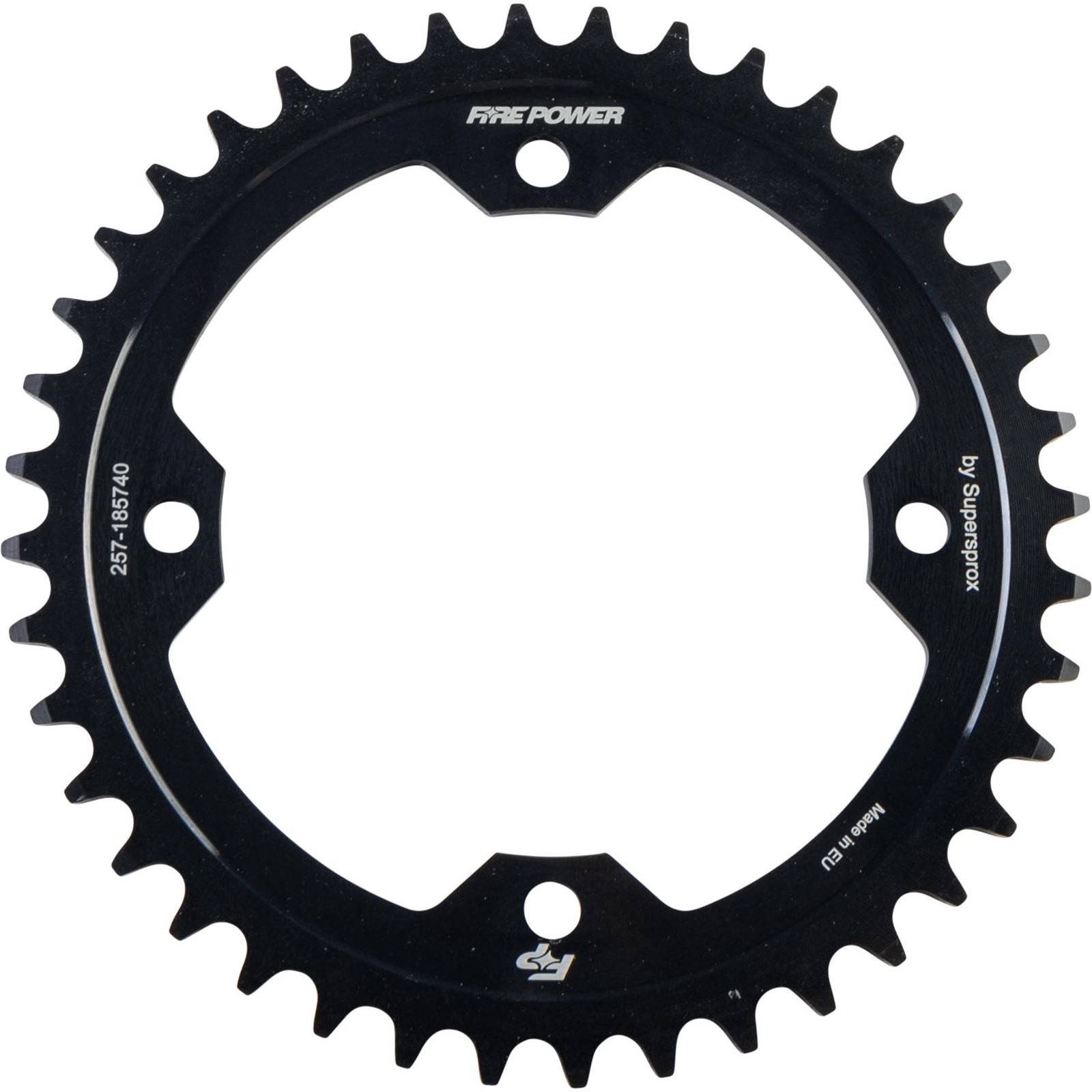 Fire Power Rear Sprocket - Steel - 40T - Black FPS-1857-40-BLK_1707109
