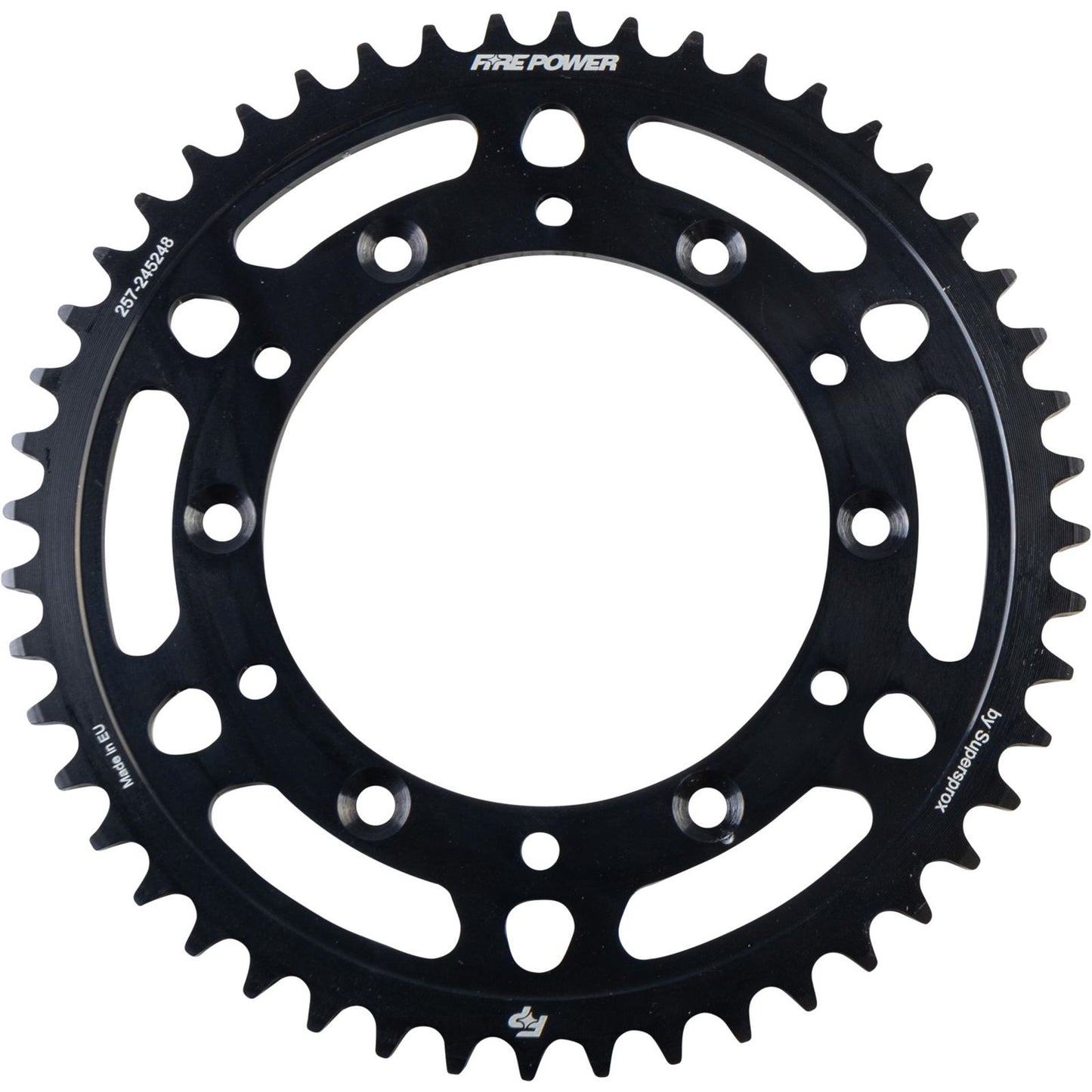 Fire Power Rear Sprocket - Steel - 48T - Black FPS-2452-48-BLK_1707053