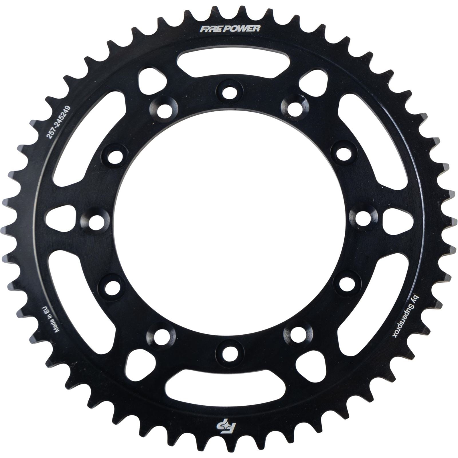 Fire Power Rear Sprocket - Steel - 49T - Black FPS-2452-49-BLK_1706961