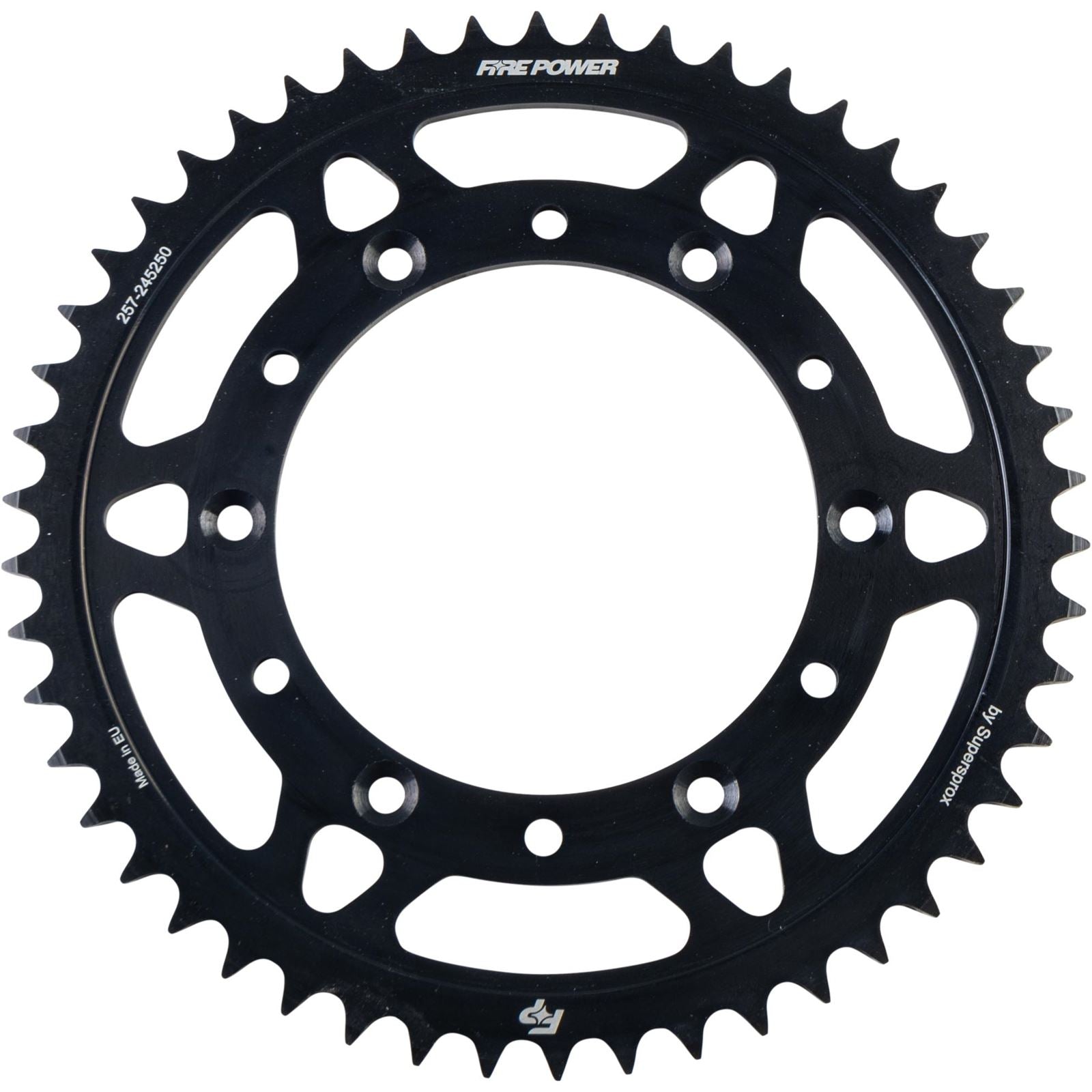 Fire Power Rear Sprocket - Steel - 50T - Black FPS-2452-50-BLK_1707025