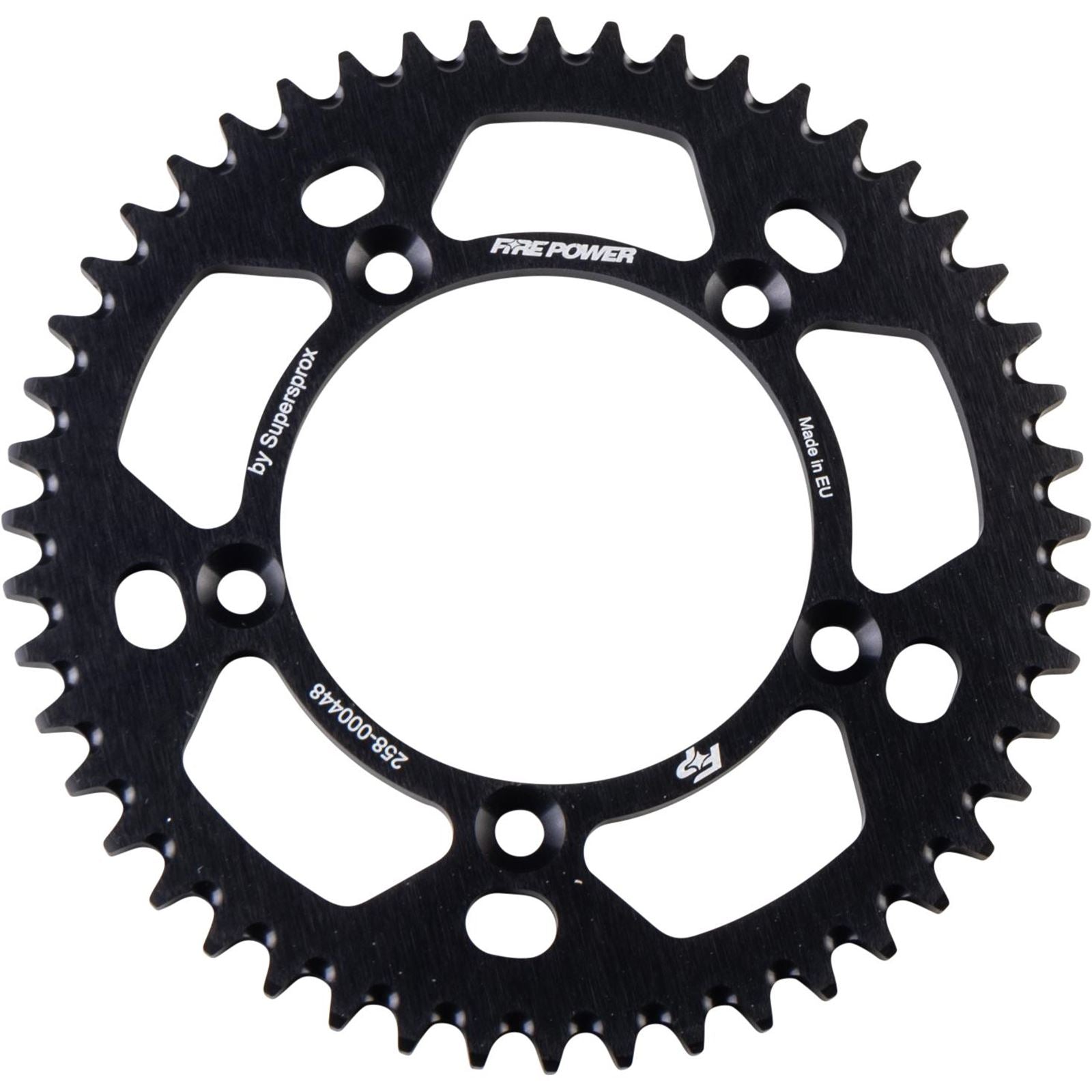Fire Power Rear Sprocket - Aluminum - 48T - Black FPA-4-48-BLK_1706957