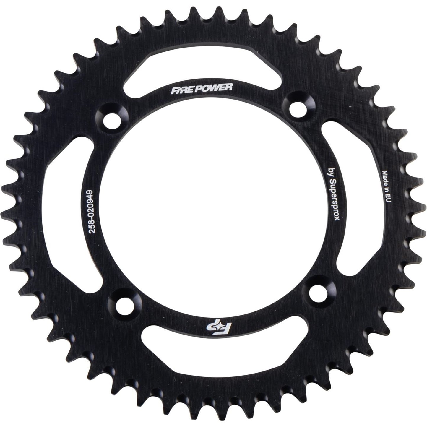 Fire Power Rear Sprocket - Aluminum - 49T - Black FPA-209-49-BLK_1707047