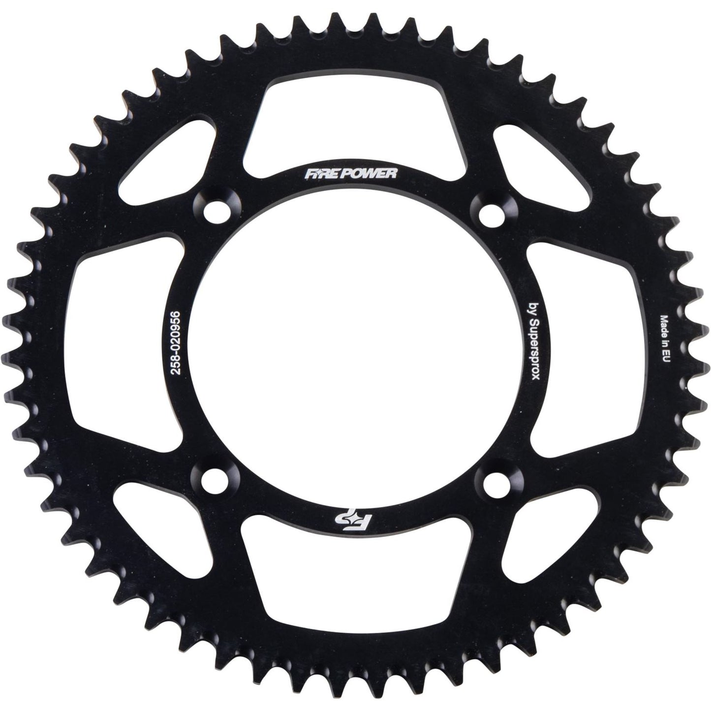 Fire Power Rear Sprocket - Aluminum - 56T - Black FPA-209-56-BLK_1707374