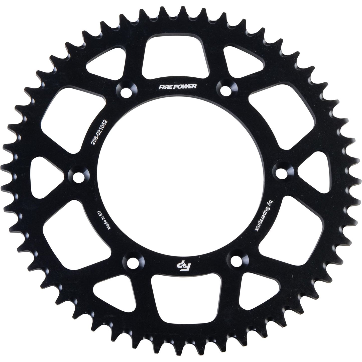 Fire Power Rear Sprocket - Aluminum - 52T - Black FPA-210-52-BLK_1710319