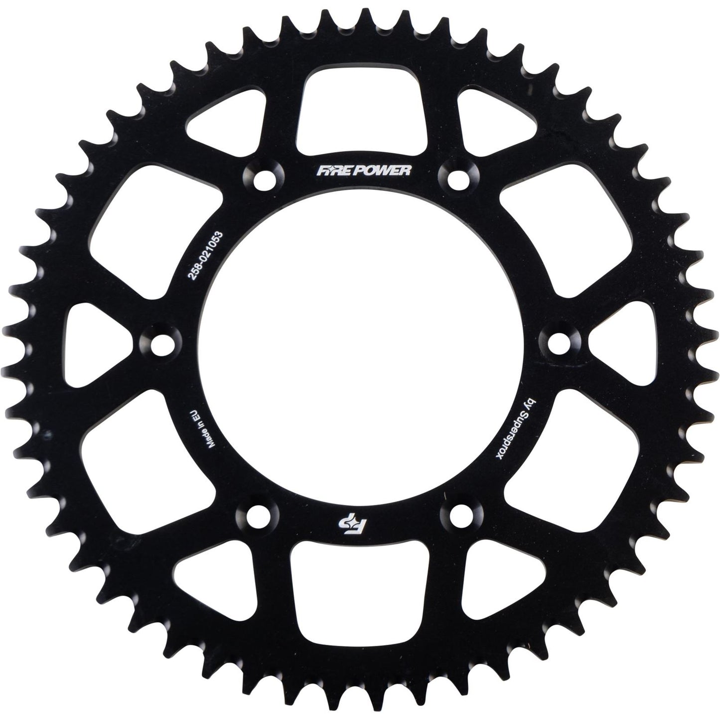 Fire Power Rear Sprocket - Aluminum - 53T - Black FPA-210-53-BLK_1710400