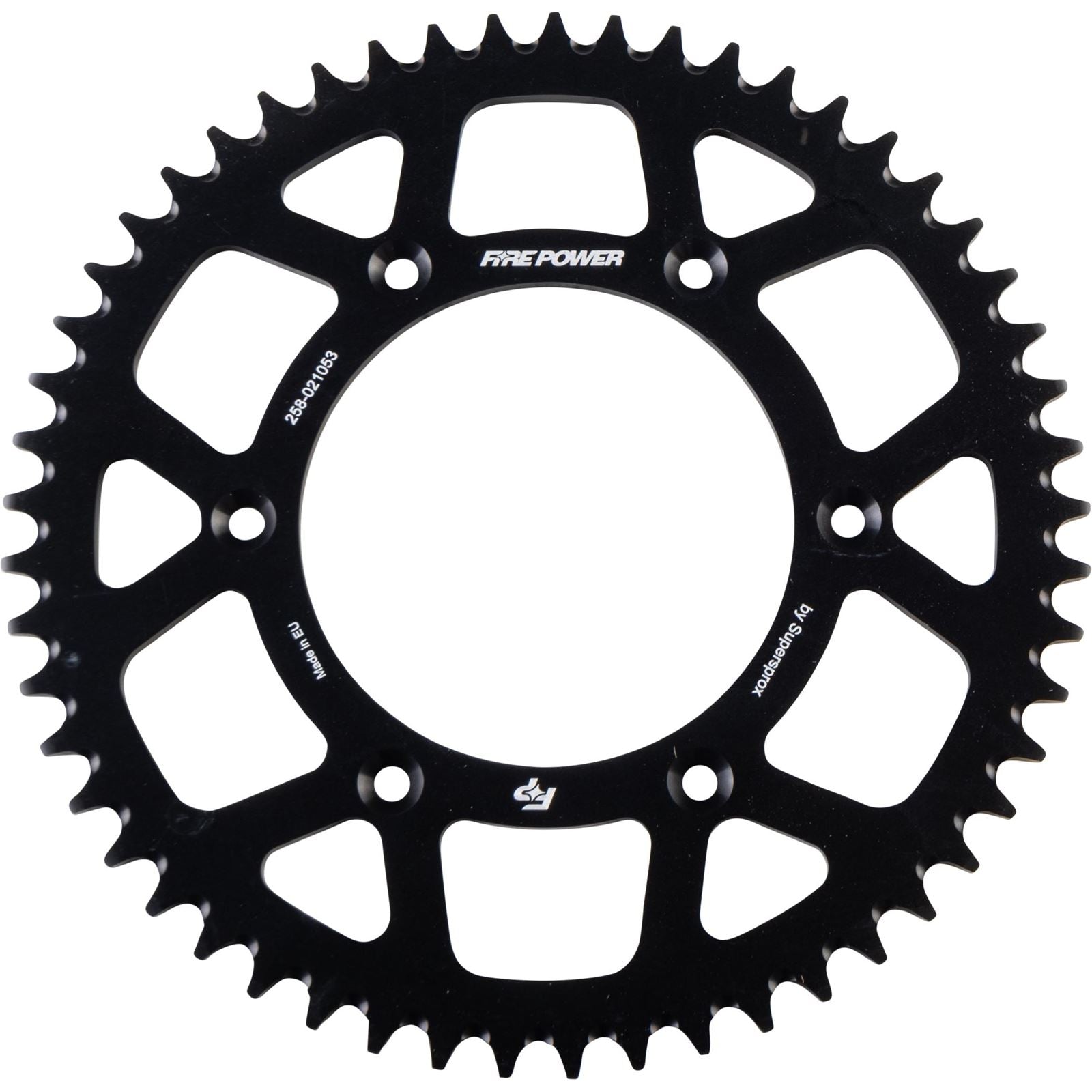 Fire Power Rear Sprocket - Aluminum - 53T - Black FPA-210-53-BLK_1710400