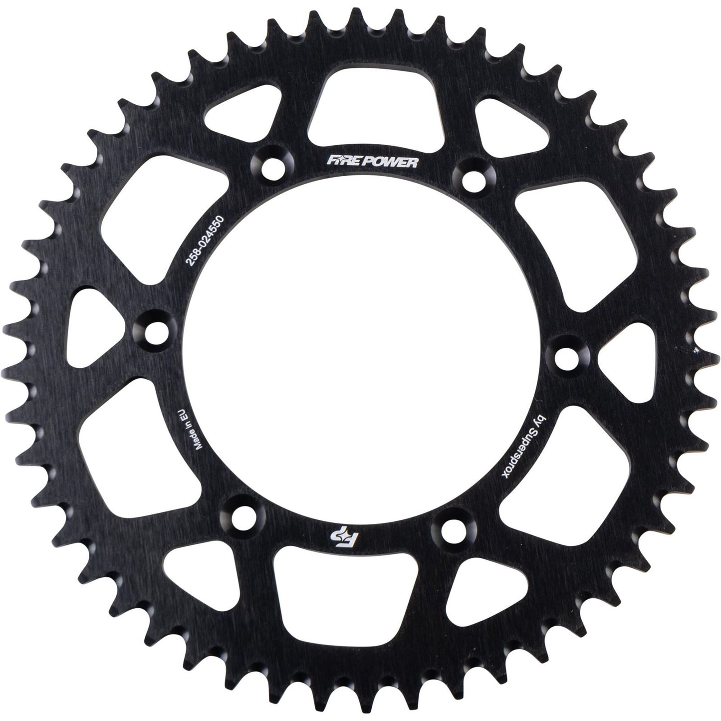 Fire Power Rear Sprocket - Aluminum - 50T - Black FPA-245-50-BLK_1707028