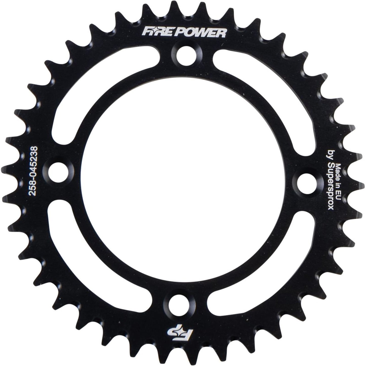 Fire Power Rear Sprocket - Aluminum - 38T - Black FPA-452-38-BLK_1706922