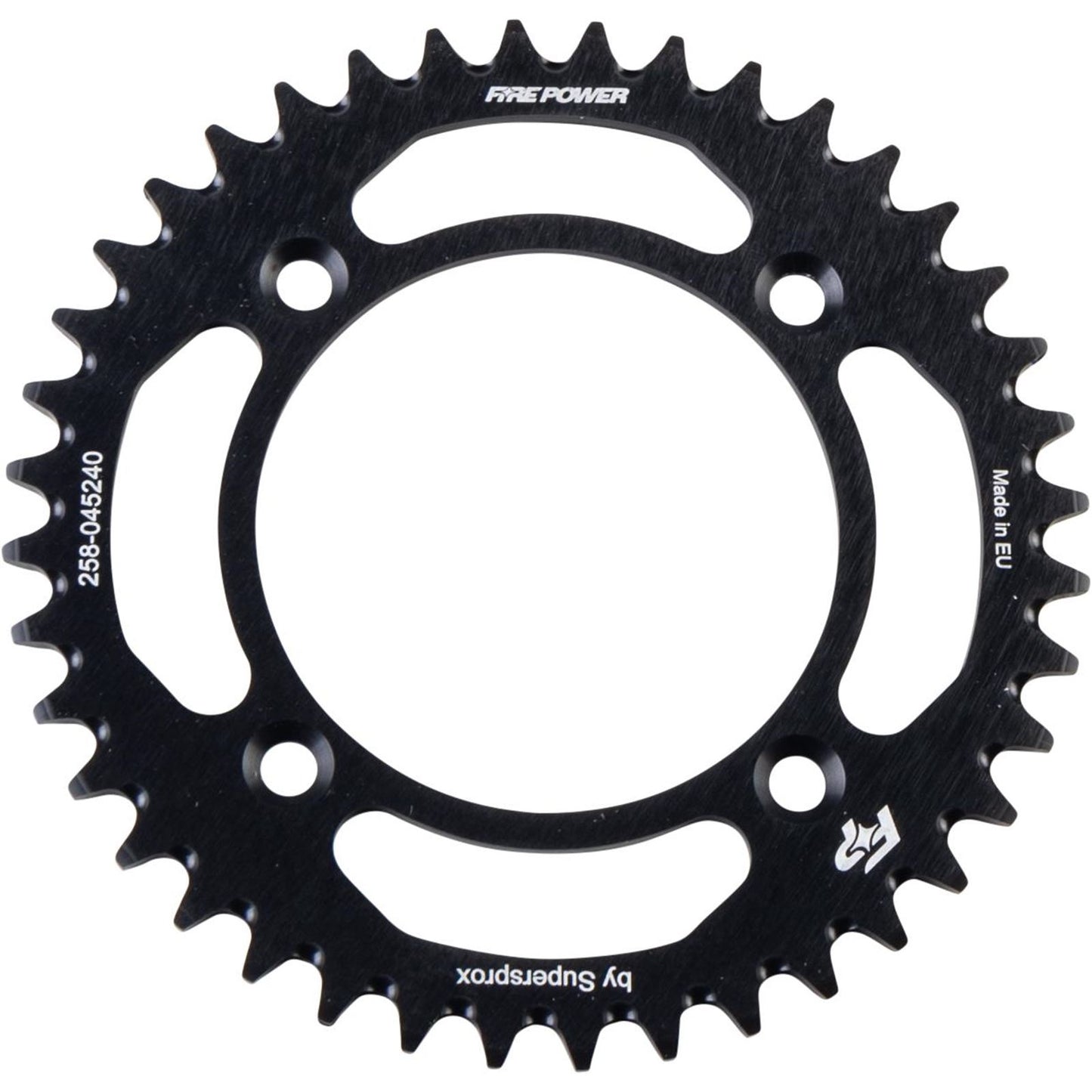 Fire Power Rear Sprocket - Aluminum - 40T - Black FPA-452-40-BLK_1710398