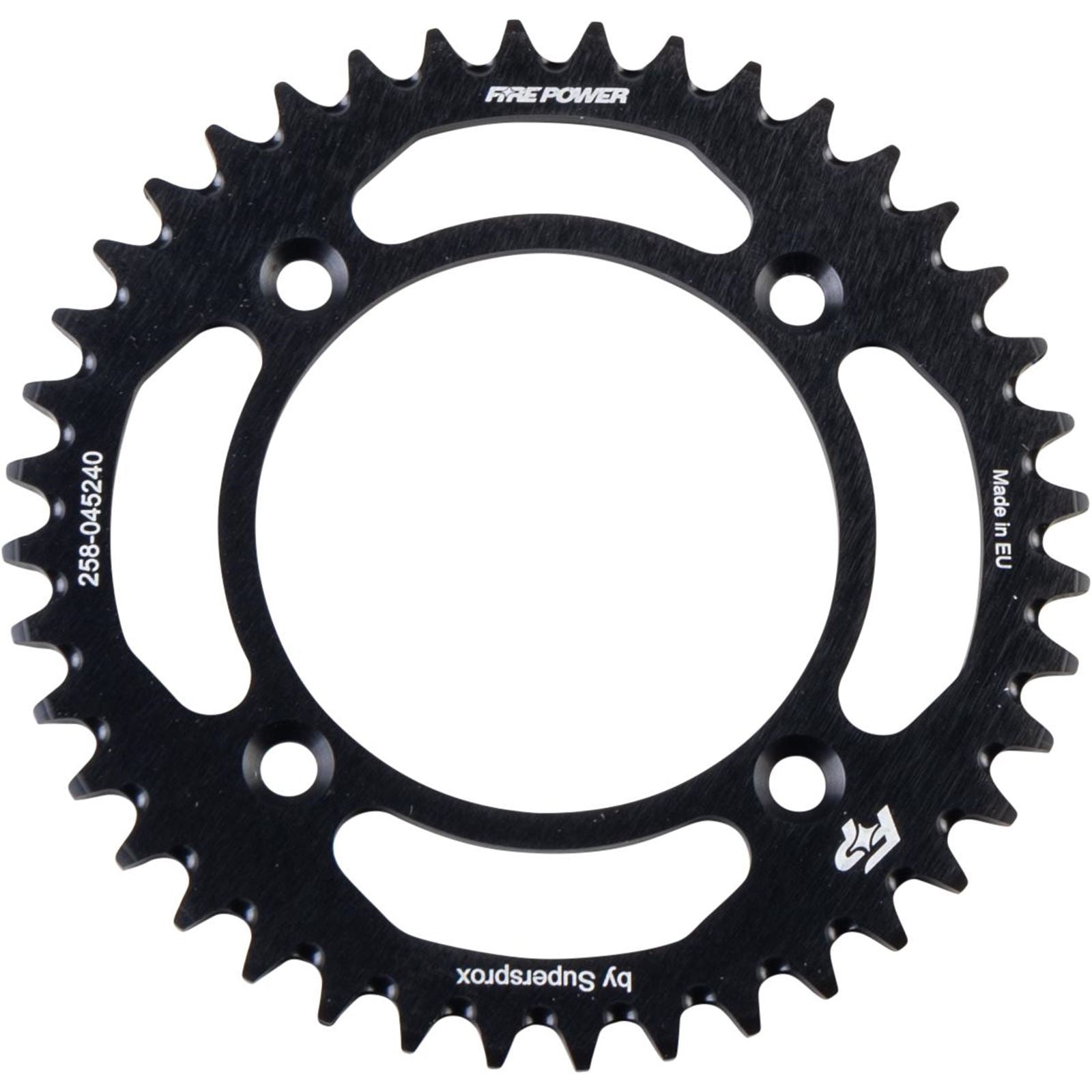 Fire Power Rear Sprocket - Aluminum - 40T - Black FPA-452-40-BLK_1710398