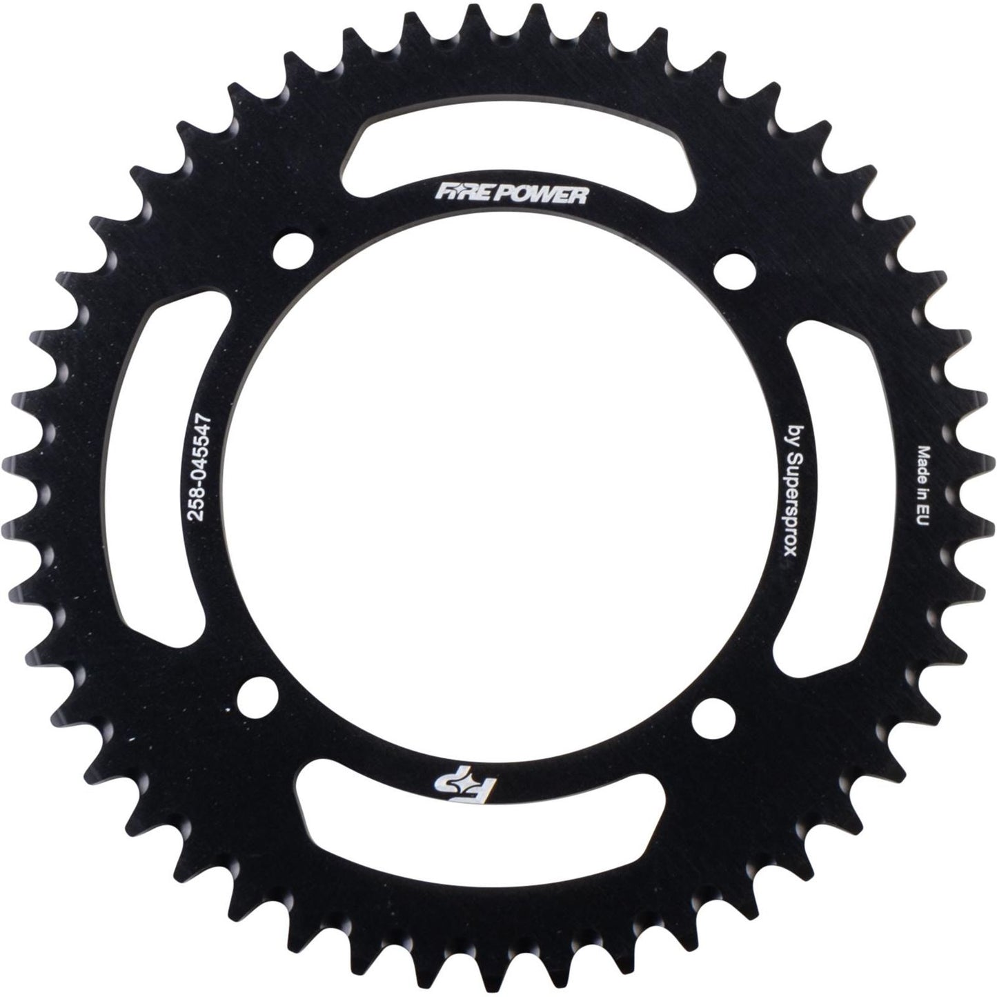 Fire Power Rear Sprocket - Aluminum - 47T - Black FPA-455-47-BLK_1710492