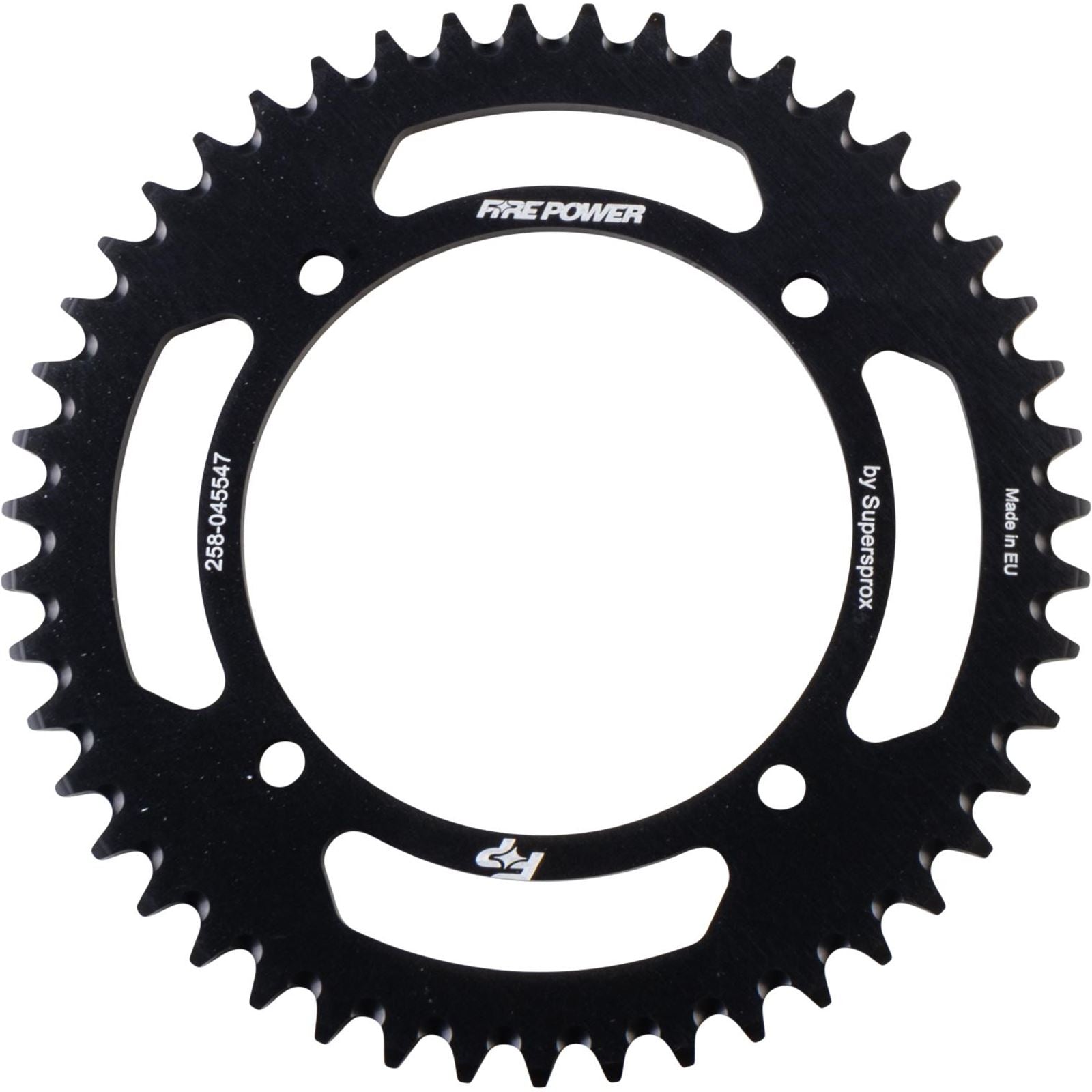 Fire Power Rear Sprocket - Aluminum - 47T - Black FPA-455-47-BLK_1710492