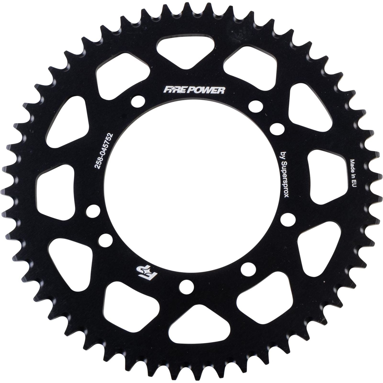 Fire Power Rear Sprocket - Aluminum - 52T - Black FPA-457-52-BLK_1707075