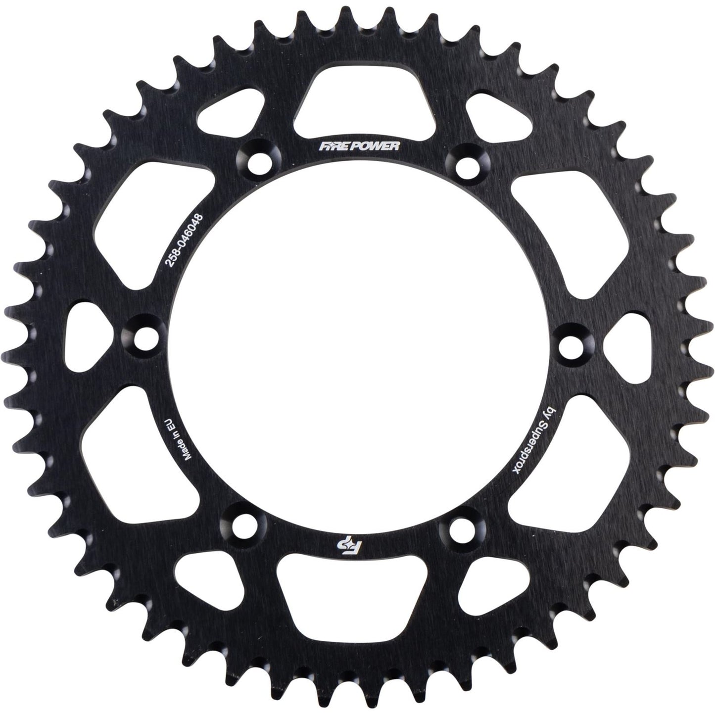 Fire Power Rear Sprocket - Aluminum - 48T - Black FPA-460-48-BLK_1707377