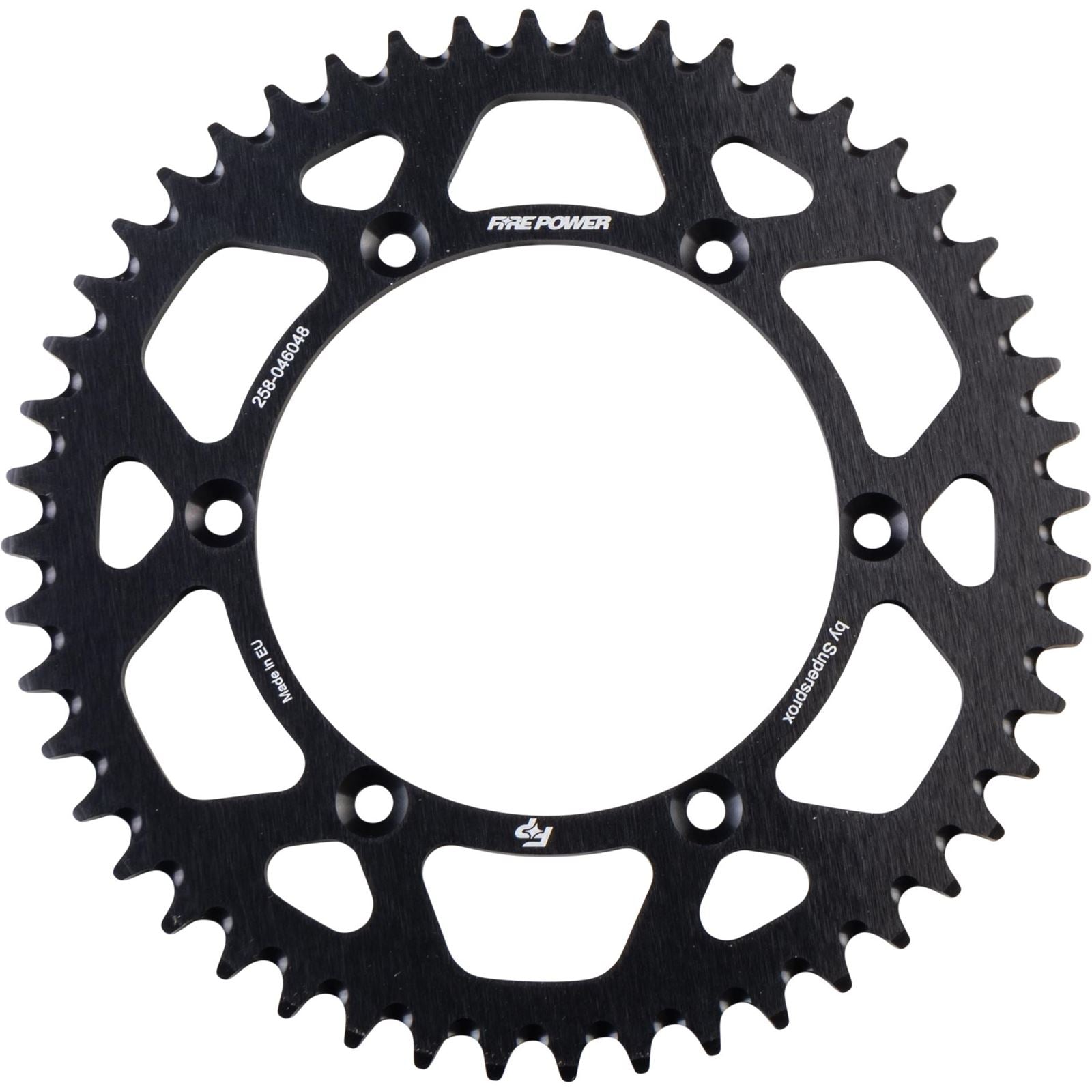 Fire Power Rear Sprocket - Aluminum - 48T - Black FPA-460-48-BLK_1707377