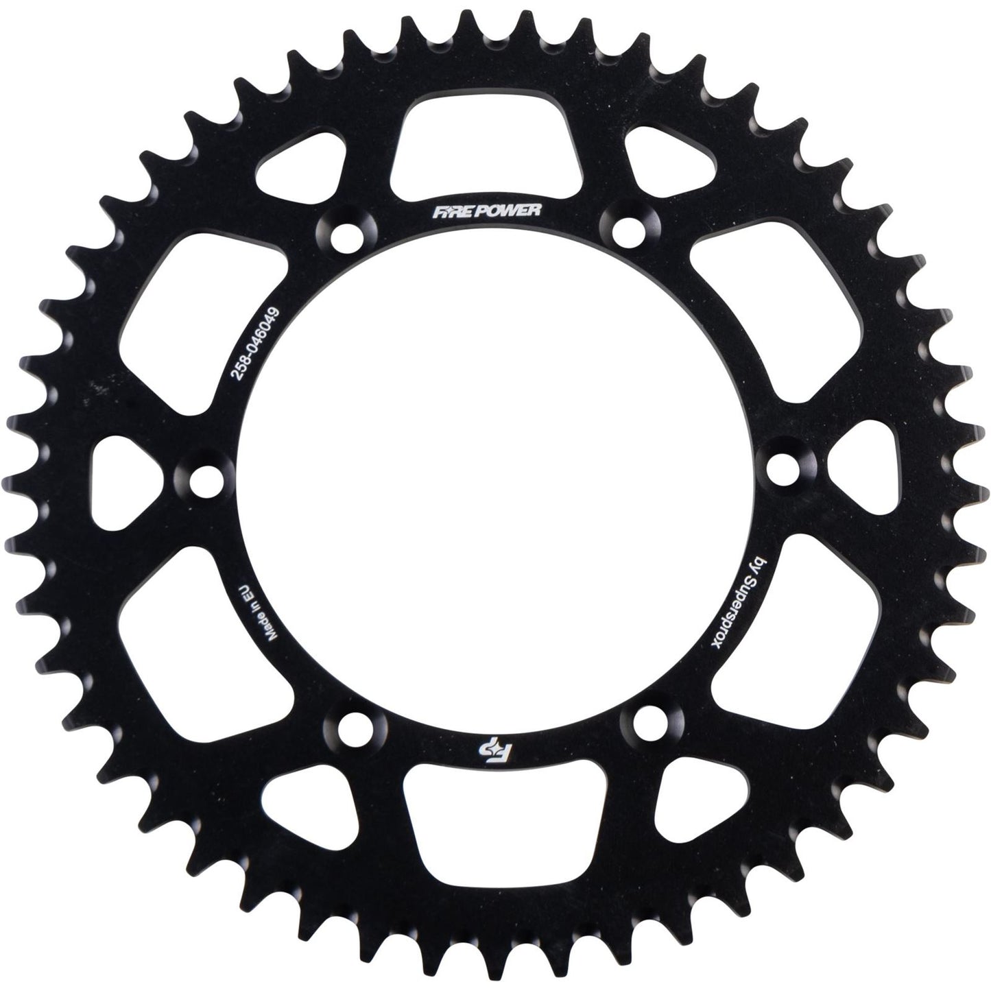 Fire Power Rear Sprocket - Aluminum - 49T - Black FPA-460-49-BLK_1706964