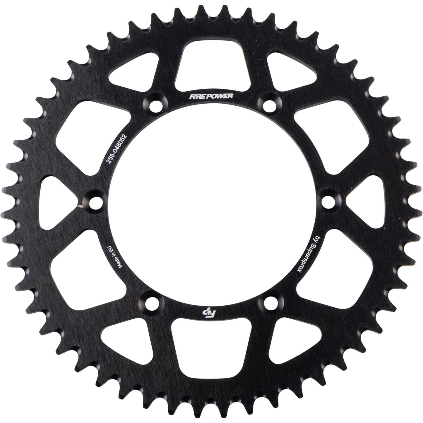 Fire Power Rear Sprocket - Aluminum - 52T - Black FPA-460-52-BLK_1710377