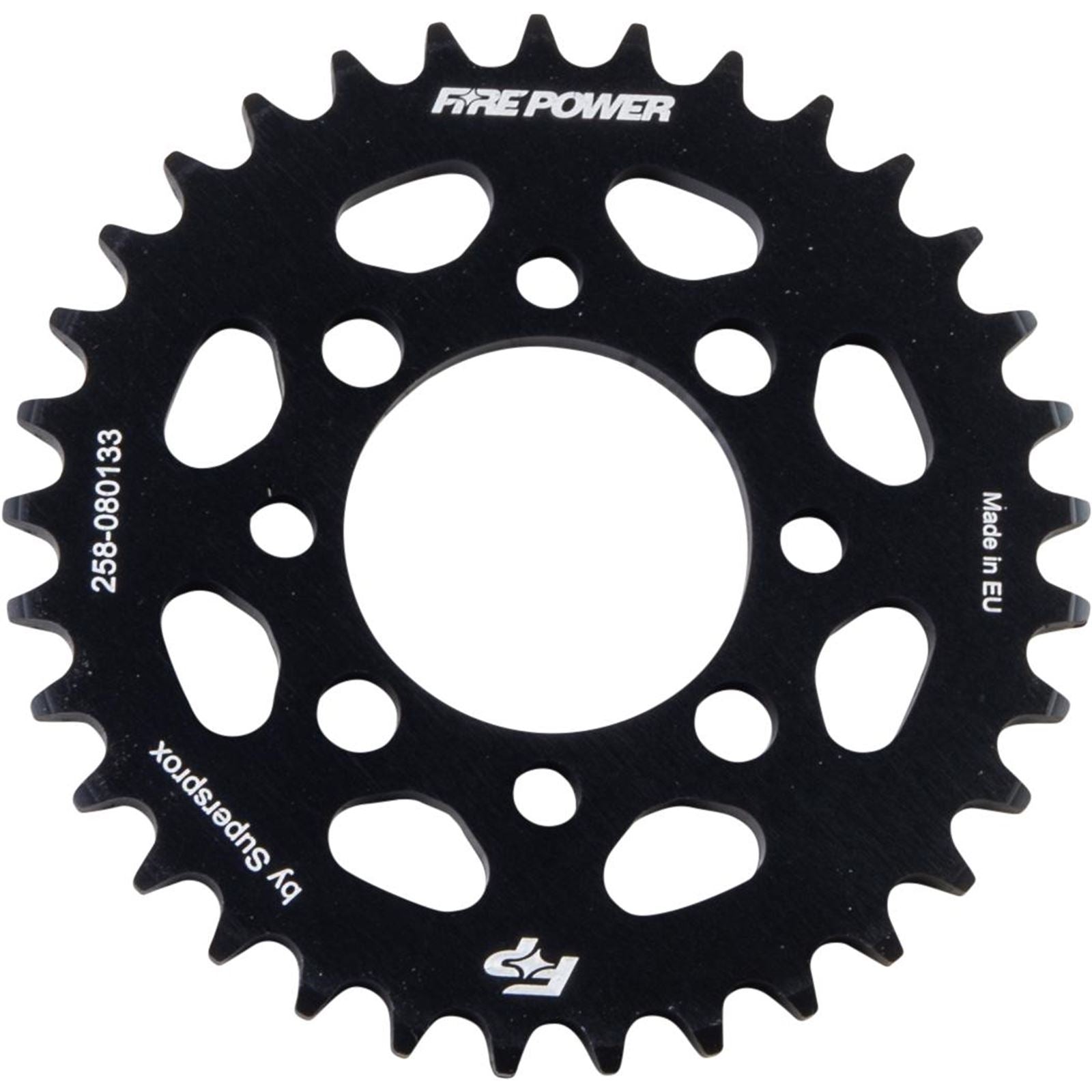 Fire Power Rear Sprocket - Aluminum - 33T - Black FPA-801-33-BLK_1707387