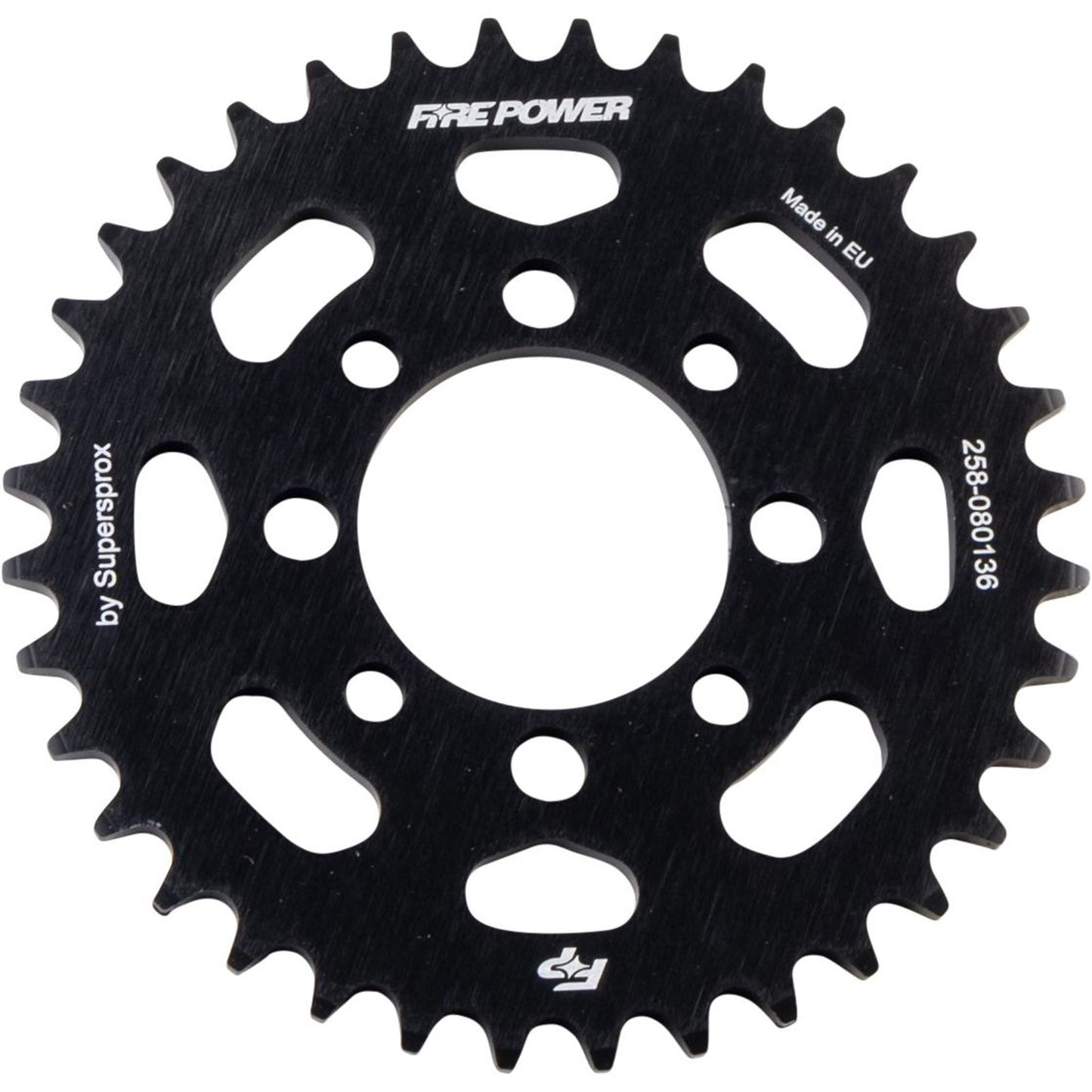 Fire Power Rear Sprocket - Aluminum - 36T - Black FPA-801-36-BLK_1707405