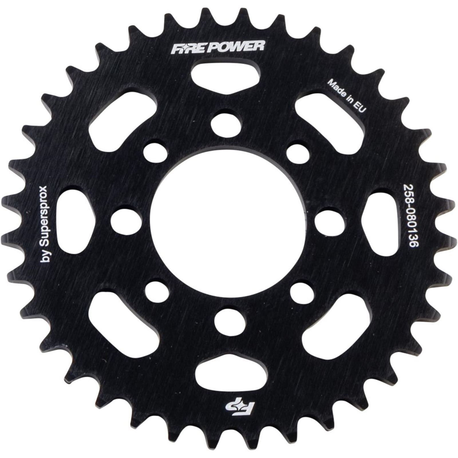 Fire Power Rear Sprocket - Aluminum - 36T - Black FPA-801-36-BLK_1707405