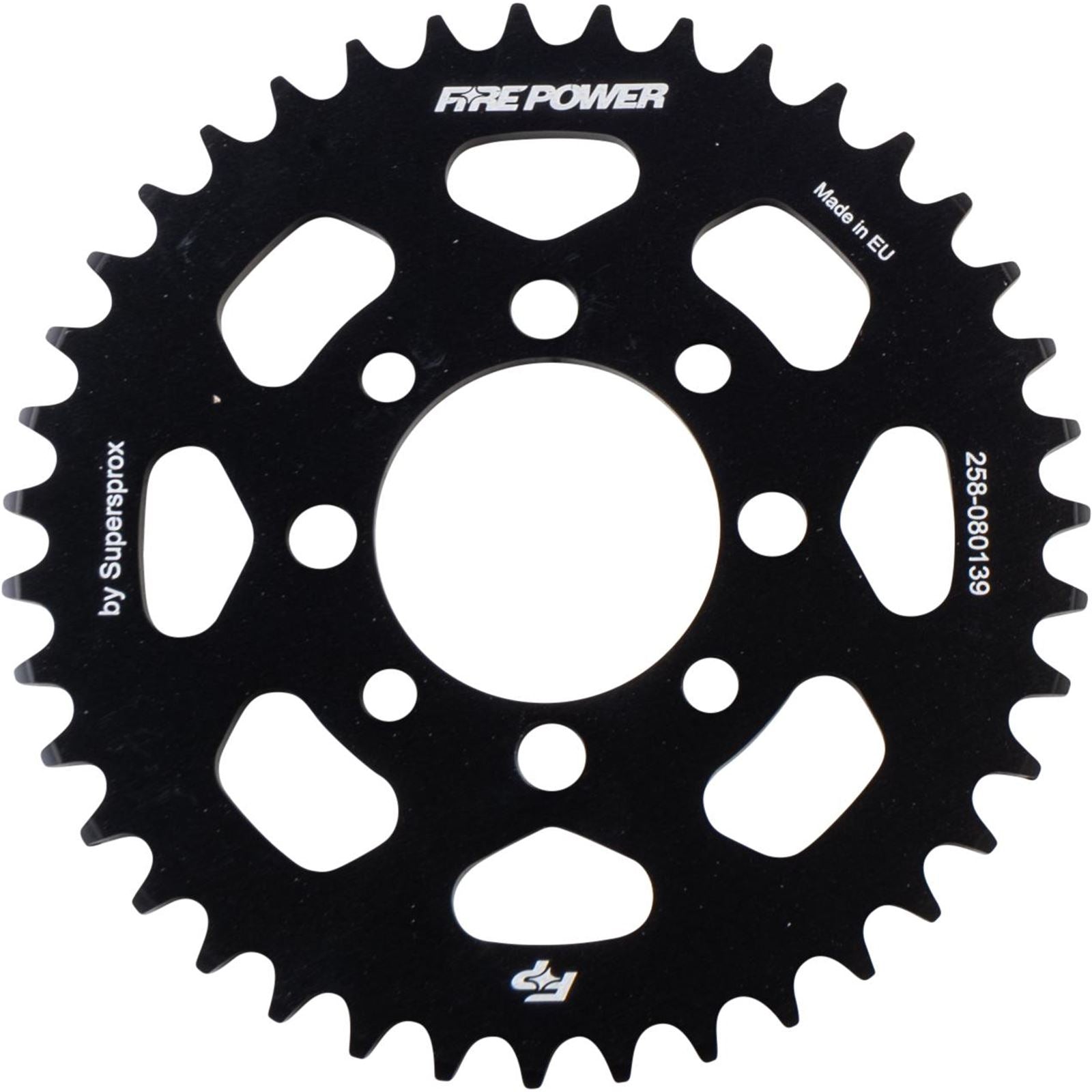 Fire Power Rear Sprocket - Aluminum - 39T - Black FPA-801-39-BLK_1706891