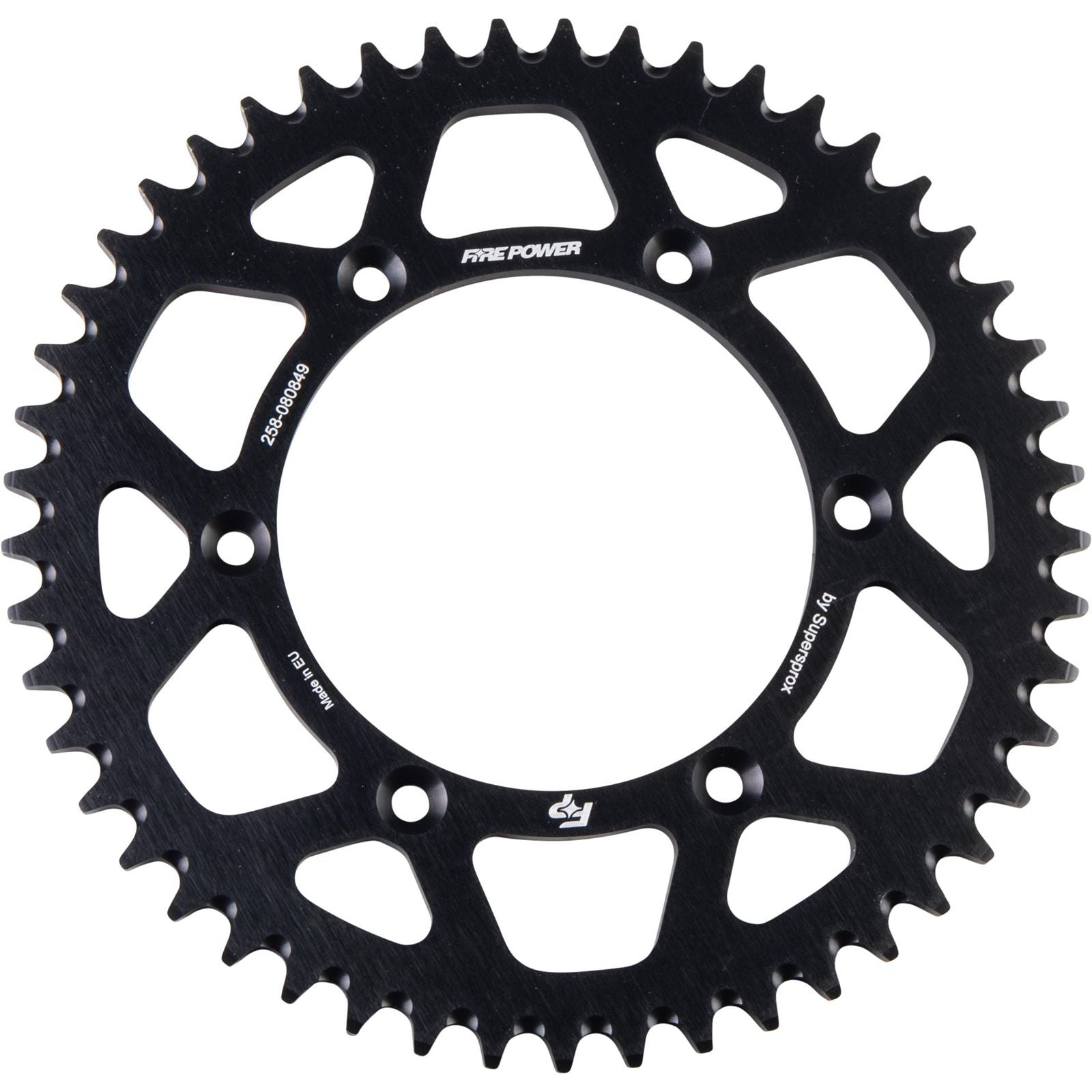 Fire Power Rear Sprocket - Aluminum - 49T - Black FPA-808-49-BLK_1707070