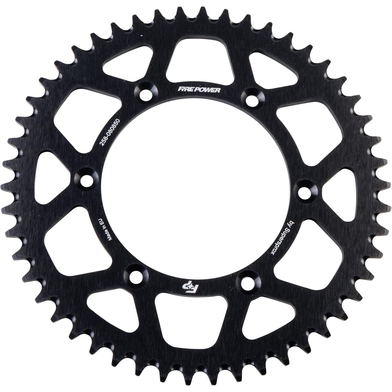 Fire Power Rear Sprocket - Aluminum - 50T - Black FPA-808-50-BLK_1710365