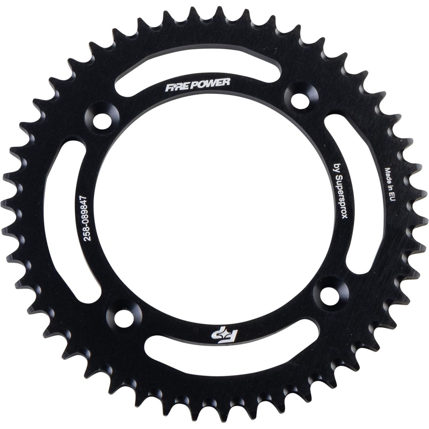 Fire Power Rear Sprocket - Aluminum - 47T - Black FPA-898-47-BLK_1706877