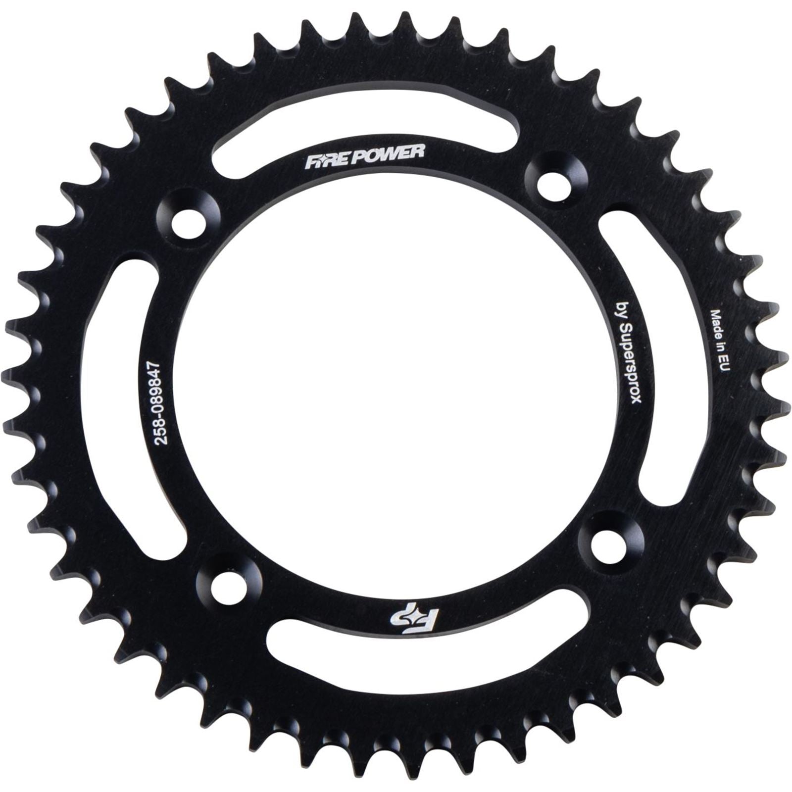 Fire Power Rear Sprocket - Aluminum - 47T - Black FPA-898-47-BLK_1706877