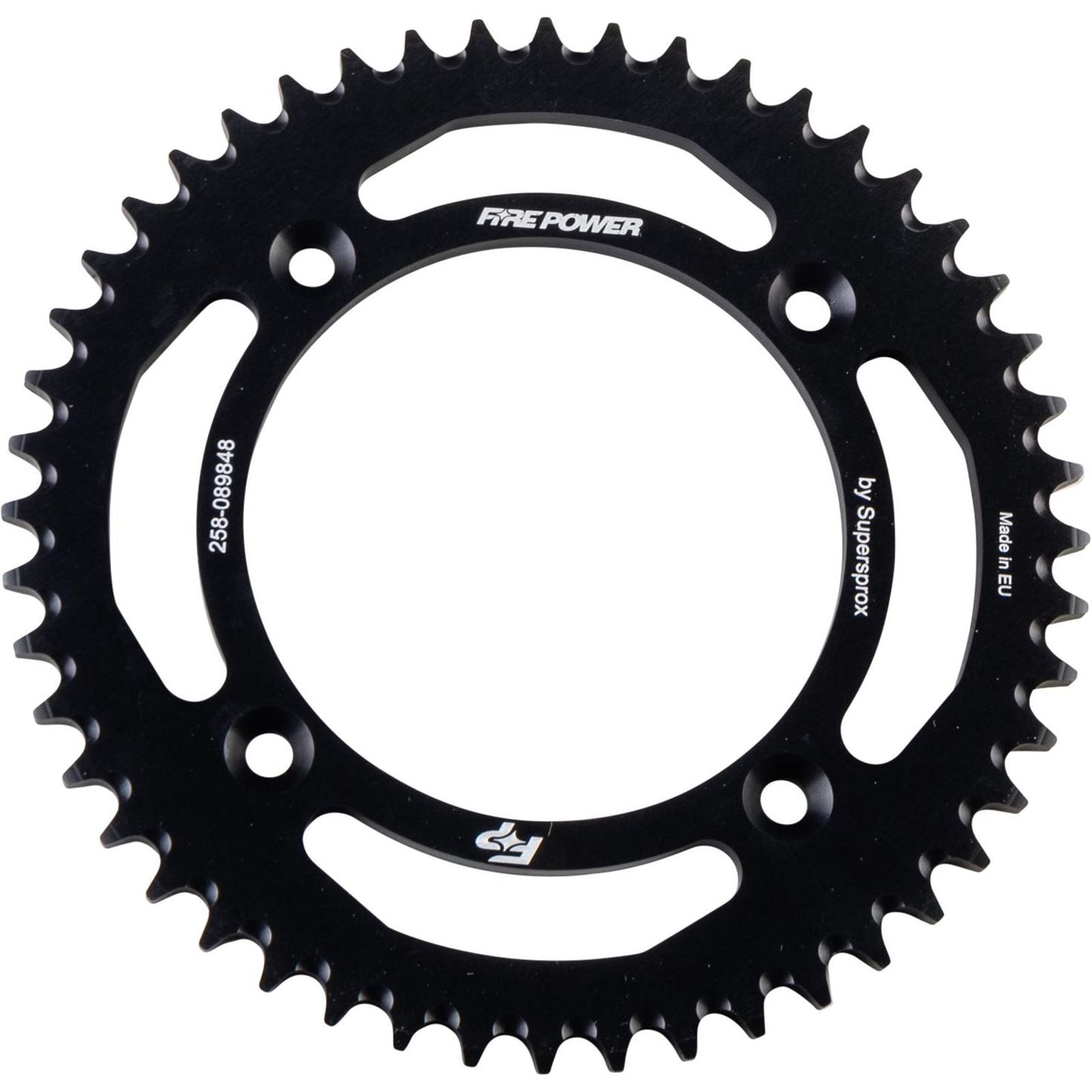 Fire Power Rear Sprocket - Aluminum - 48T - Black FPA-898-48-BLK_1707131