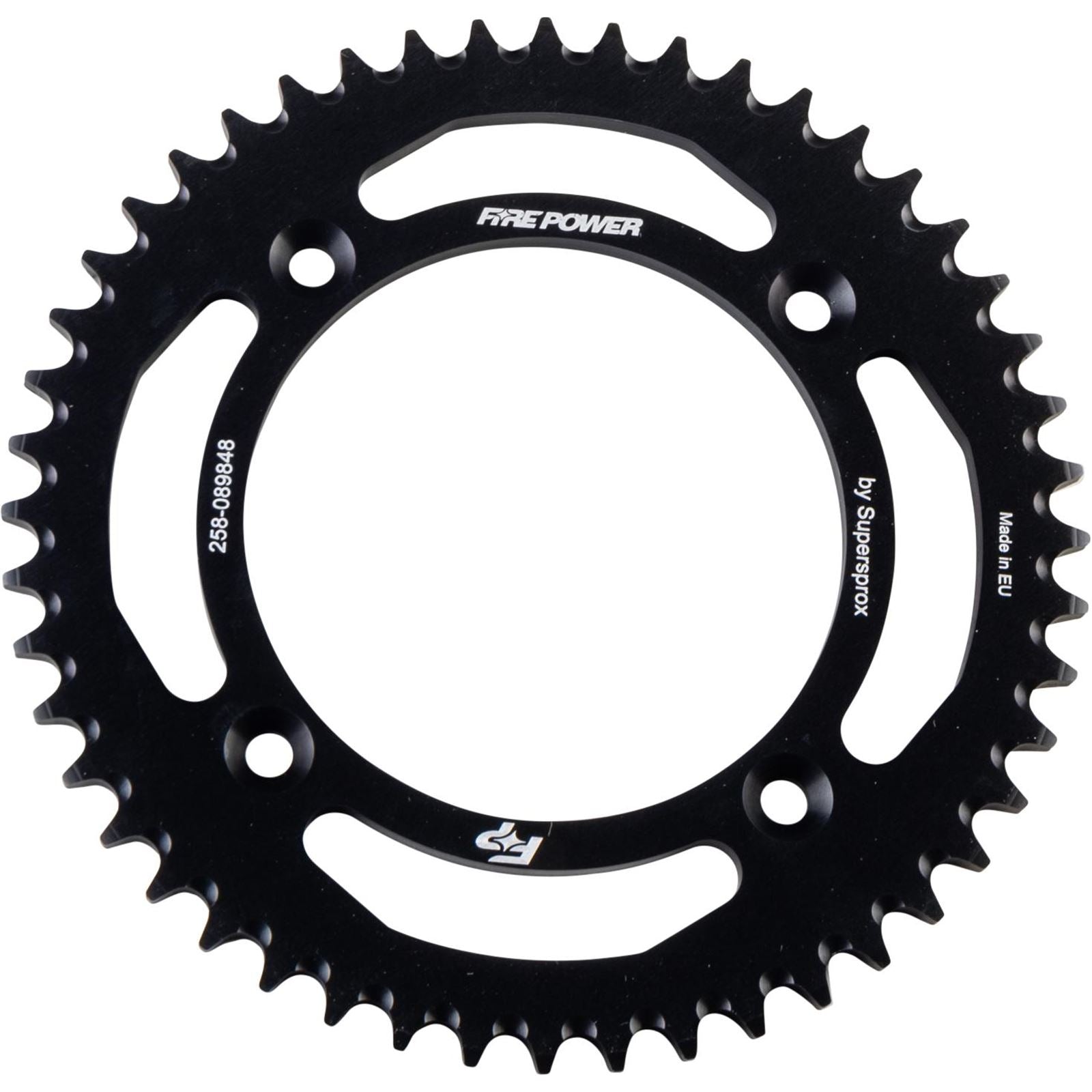 Fire Power Rear Sprocket - Aluminum - 48T - Black FPA-898-48-BLK_1707131