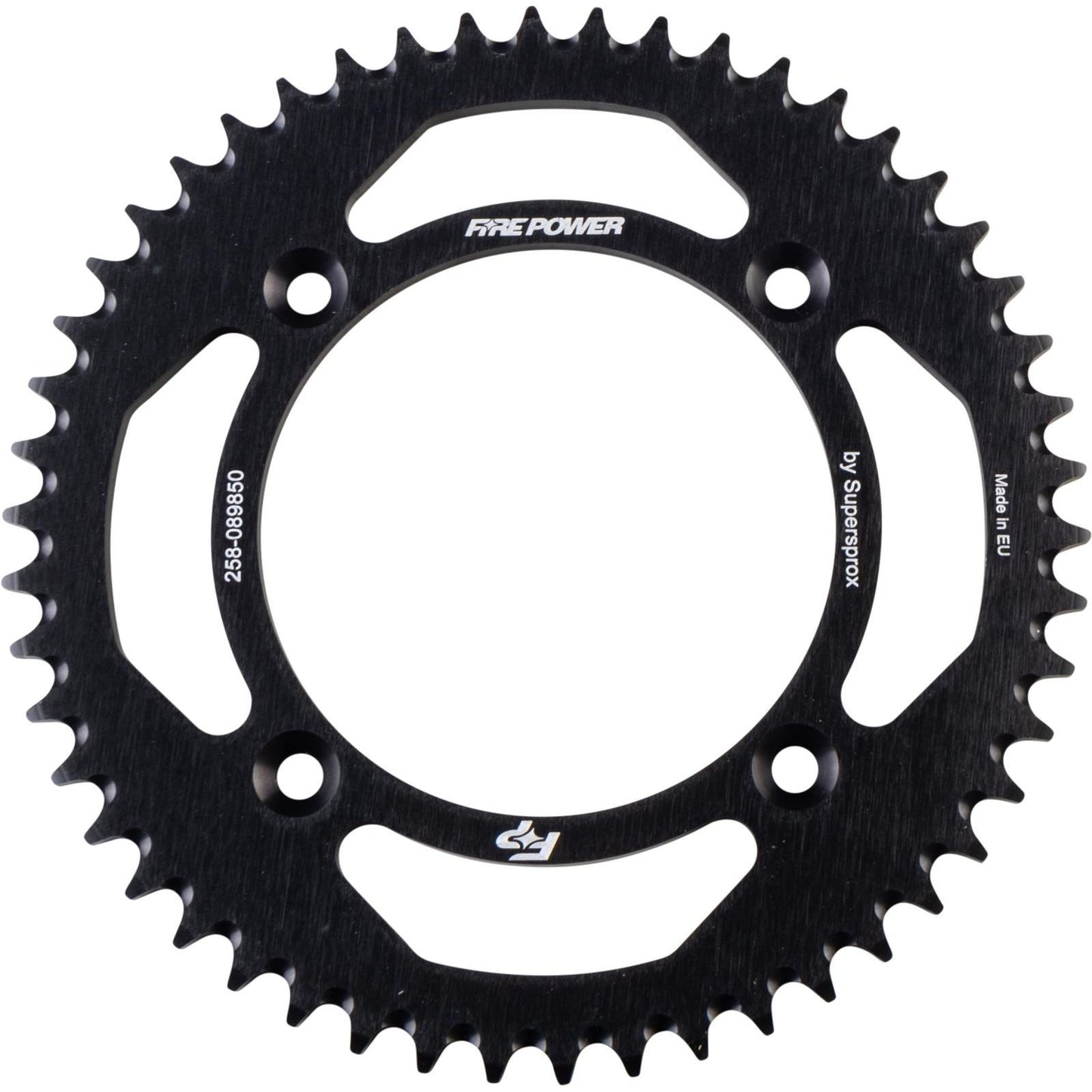 Fire Power Rear Sprocket - Aluminum - 50T - Black FPA-898-50-BLK_1706950