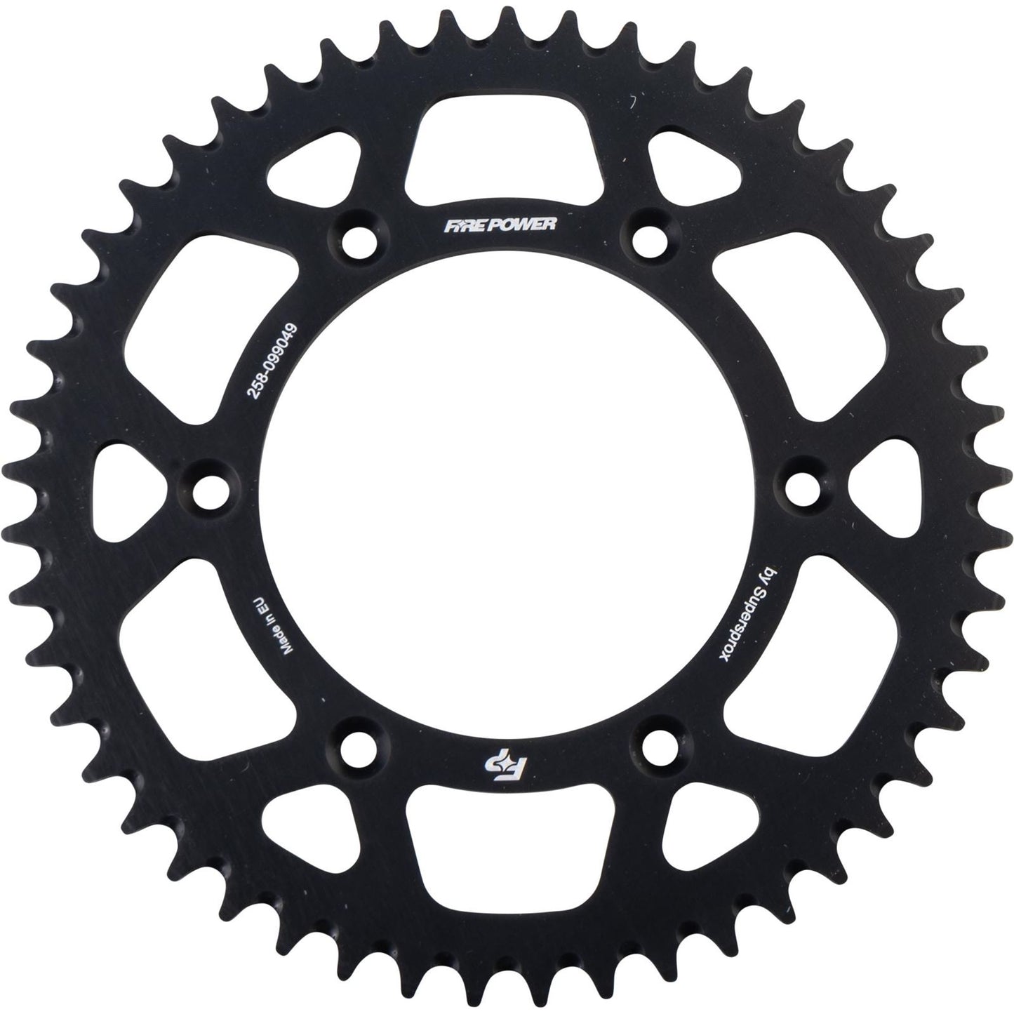 Fire Power Rear Sprocket - Aluminum - 49T - Black FPA-990-49-BLK_1707056