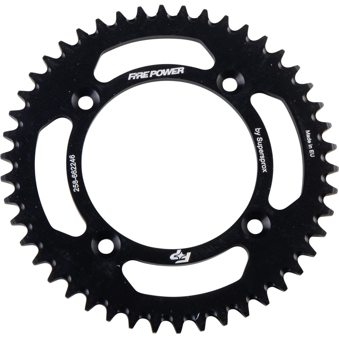 Fire Power Rear Sprocket - Aluminum - 46T - Black FPA-6622-46-BLK_1707134