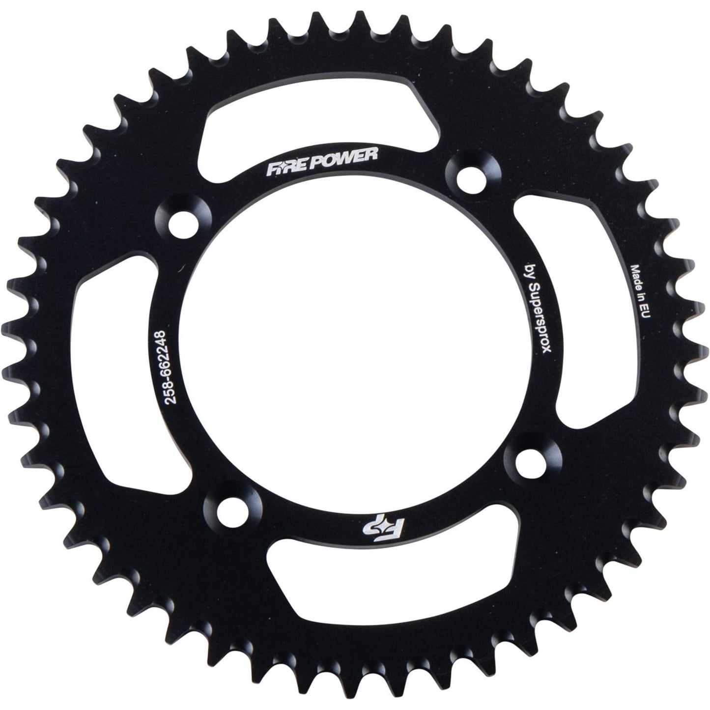 Fire Power Rear Sprocket - Aluminum - 48T - Black FPA-6622-48-BLK_1710381