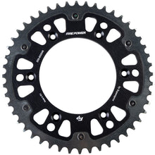 Fire Power Rear Sprocket - Hybrid - 48T - Black/Silver [MPN: FPH-8000-48-BLK]_1707100