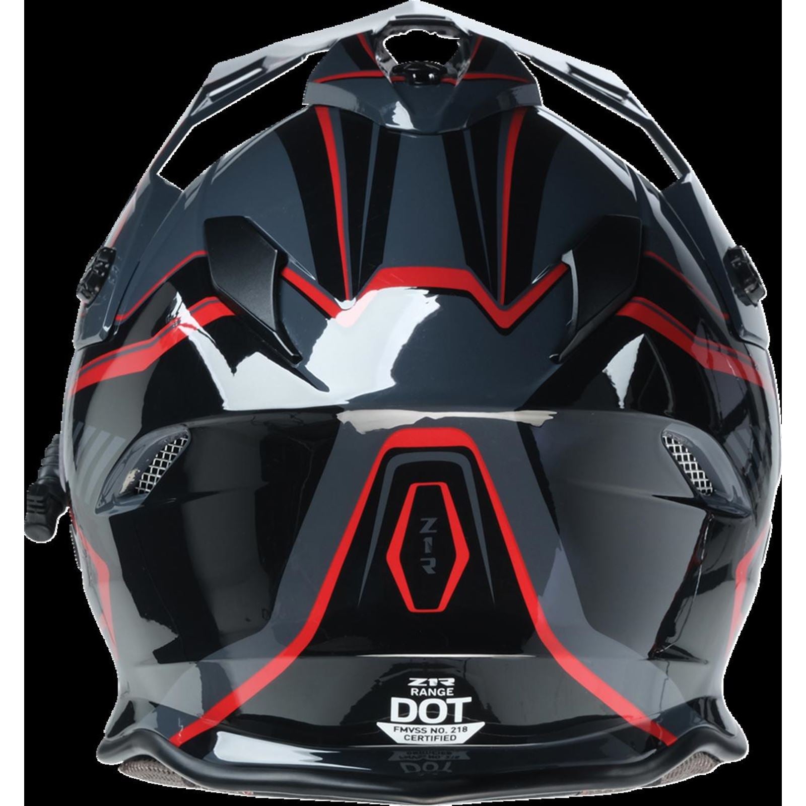Z1R Range 2.0 Helmet - Rotor - Black/Red_1440744