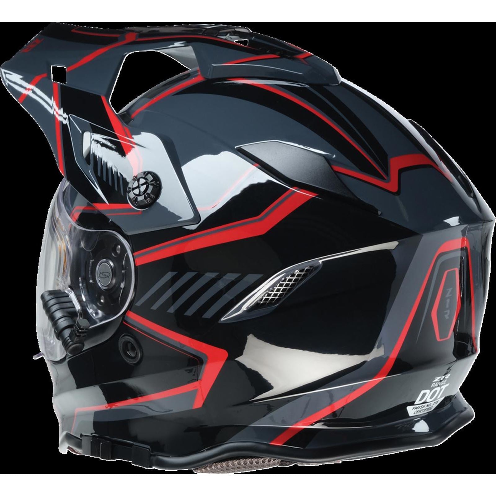 Z1R Range 2.0 Helmet - Rotor - Black/Red_1440743