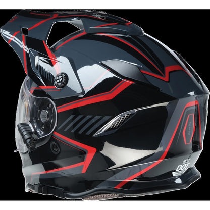 Z1R Range 2.0 Helmet - Rotor - Black/Red_1440743