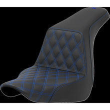 Saddlemen Step-Up Seat Front Lattice Stitch - Blue Stitch FXLR/FLSB '18-'21 A818-29-172BLU_1427197