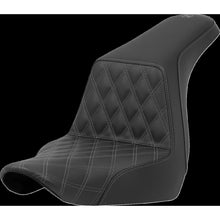 Saddlemen Step-Up Seat Front Lattice Stitch - Gray Stitch FXLR/FLSB '18-'21 [MPN: A818-29-172GRE]_1427218