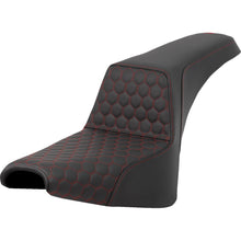 Saddlemen Step-Up Seat - Honeycomb - Red Stitching - FXBB/FXST '18-'23 A818-30-177RED_1411492